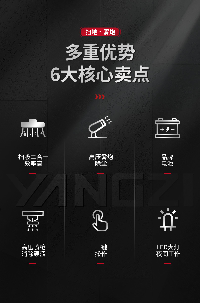 揚(yáng)子S15電動(dòng)掃地車(chē)(圖5)